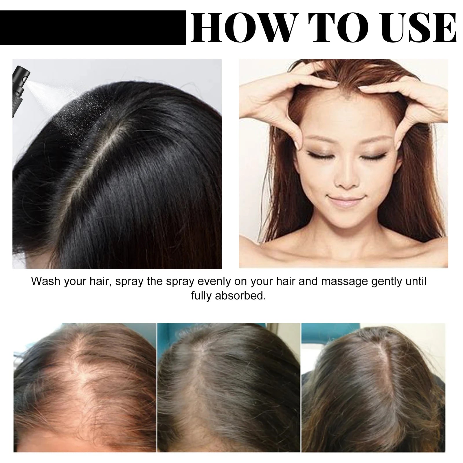 Natural Batana Oil Hair Spray anti Hair Loss Hair Care Promotes Hair Growth Suitable for Men and Women Hair Conditioner