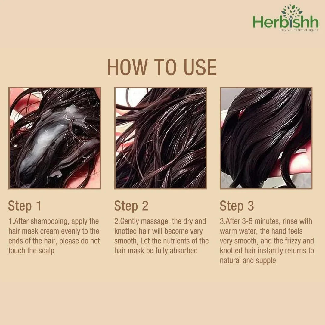 (6 Pack)  Keratin & Argan Oil Hair Mask for Intense Hydration, Men & Women (150 Gm)