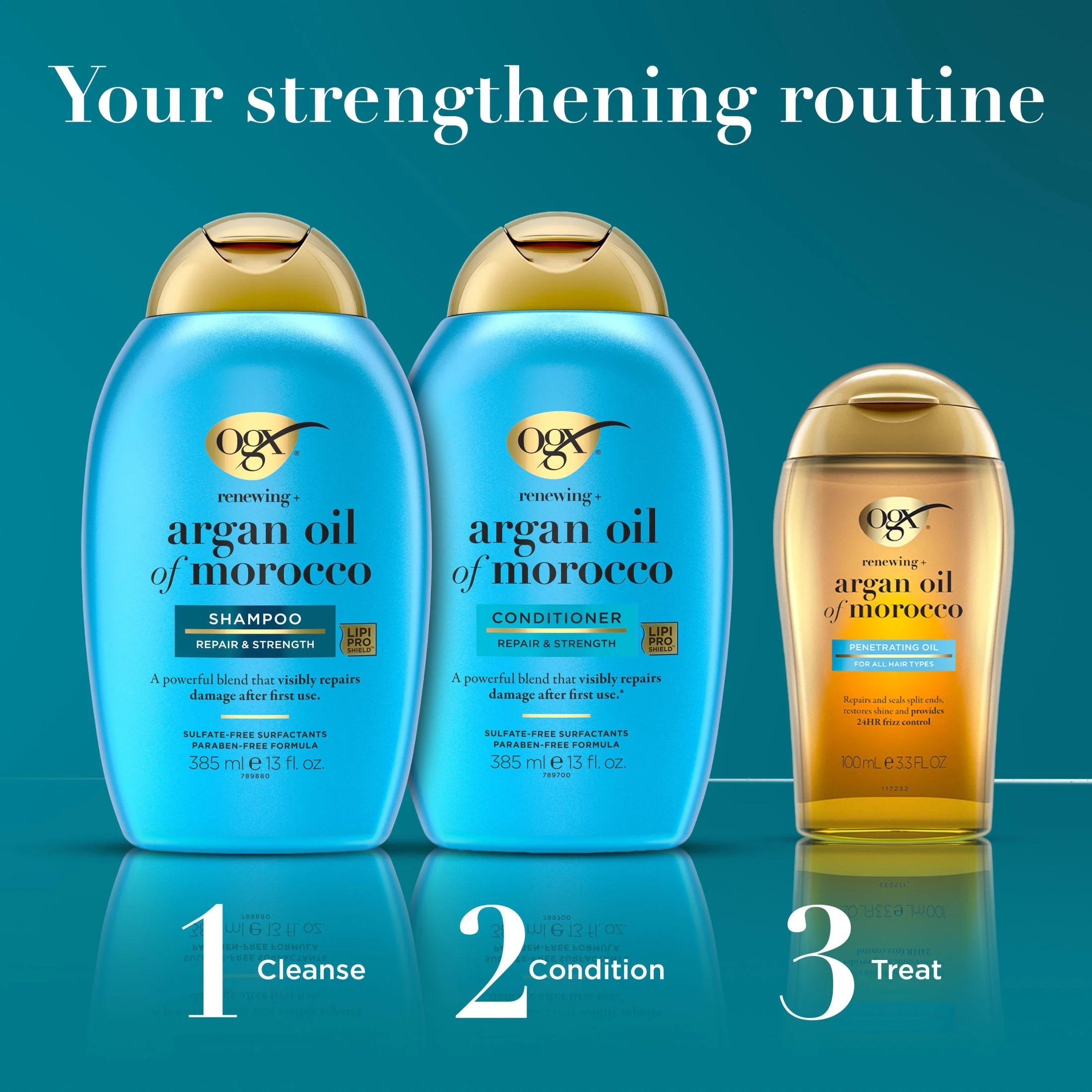 Renewing + Argan Oil of Morocco Penetrating Hair Oil Treatment, 3.3 Fl. Oz