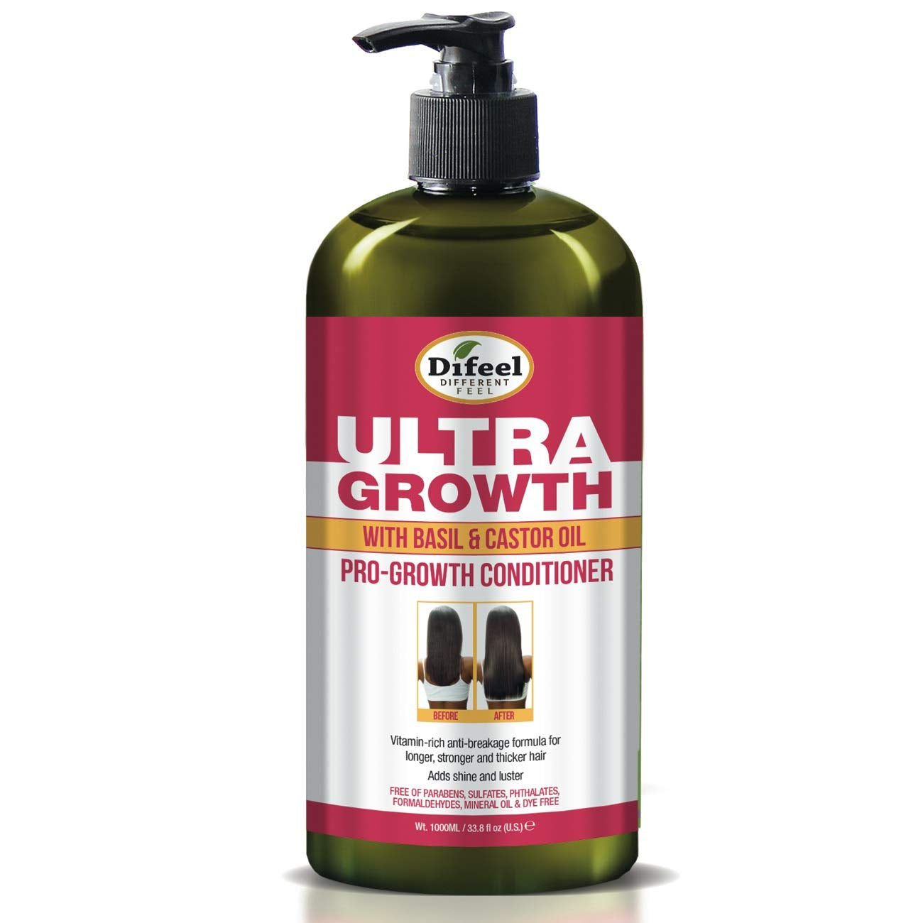 Ultra Growth Basil & Castor Oil Pro Growth Conditioner 33.8 Oz.