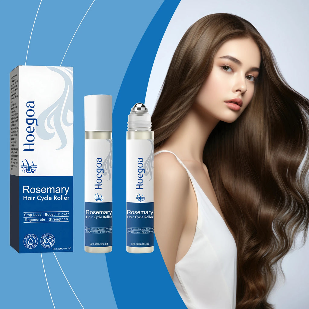 Rosemary Hair Growth Oil for Man Nourish Scalp Activate Hair Follicle Stimulator anti Hair Loss Treatment Hair Regrowth Roller