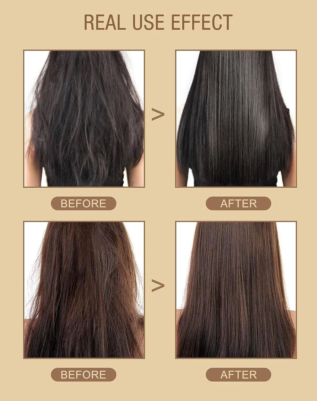 (6 Pack)  Keratin & Argan Oil Hair Mask for Intense Hydration, Men & Women (150 Gm)