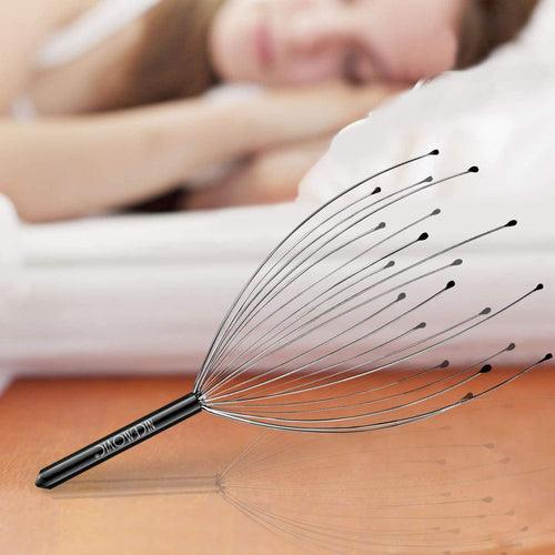2 Pack Head Scalp Massager Gifts for Women Men, Stocking Stuffers White Elephant Gifts for Adults Prizes for Adults Scalp Massager Hair Growth 20 Fingers Stress Relief Head Scratcher