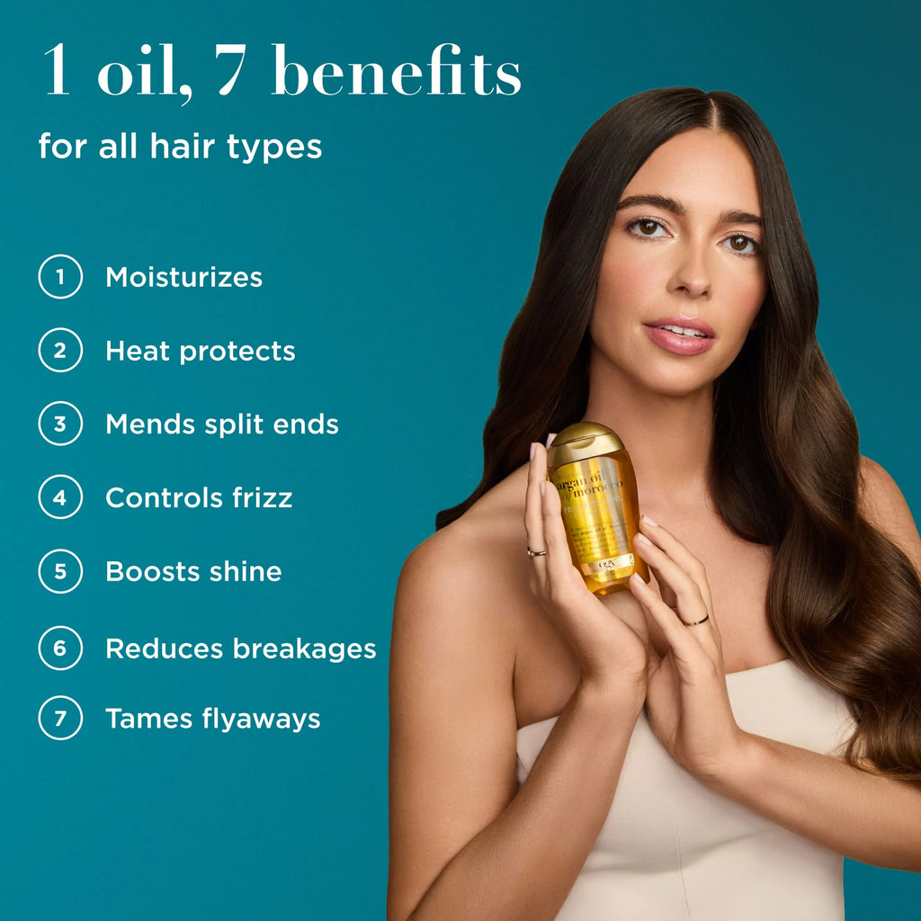 Renewing + Argan Oil of Morocco Penetrating Hair Oil Treatment, 3.3 Fl. Oz